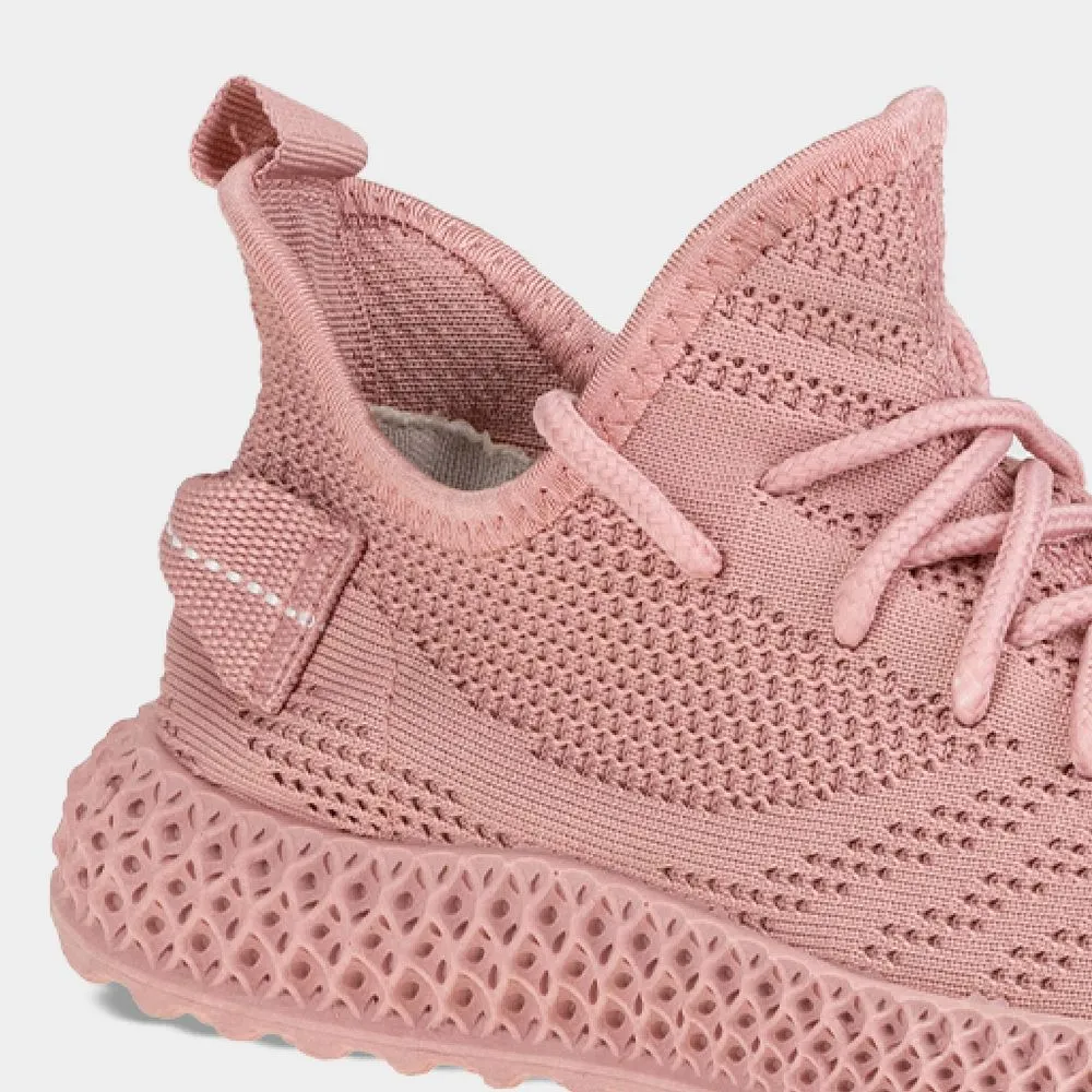 ZAPATILLAS URBANAS MUJER R18 R18QW11 KNIT COLOR ROSADO