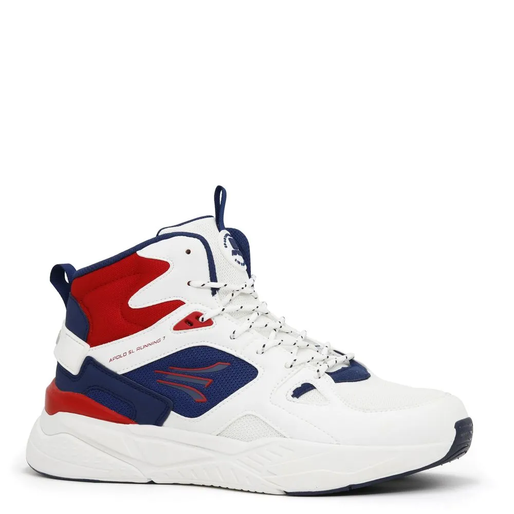 ZAPATILLAS URBANAS PARA HOMBRE APOLO AH2280 BLANCO ROJO