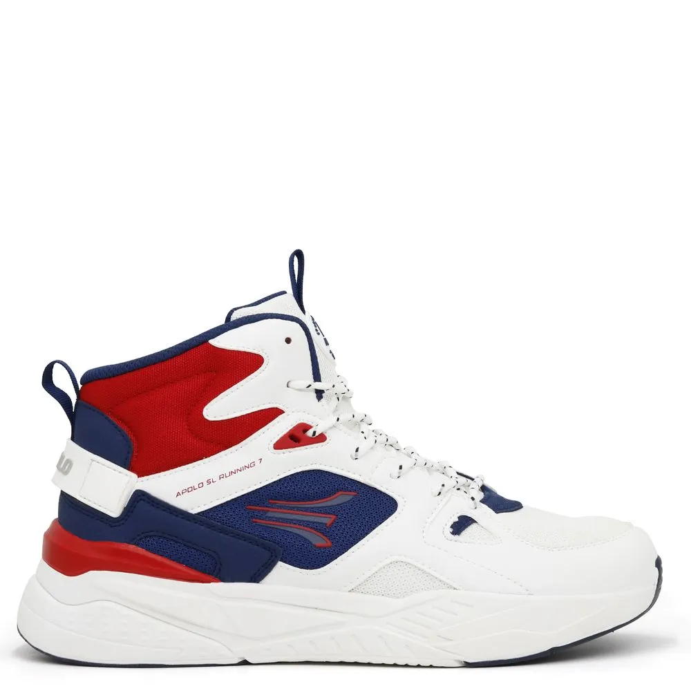 ZAPATILLAS URBANAS PARA HOMBRE APOLO AH2280 BLANCO ROJO