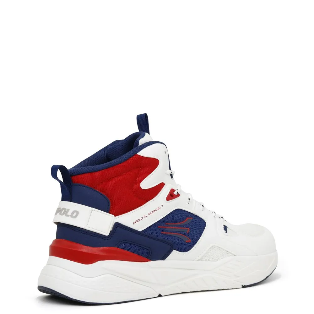 ZAPATILLAS URBANAS PARA HOMBRE APOLO AH2280 BLANCO ROJO