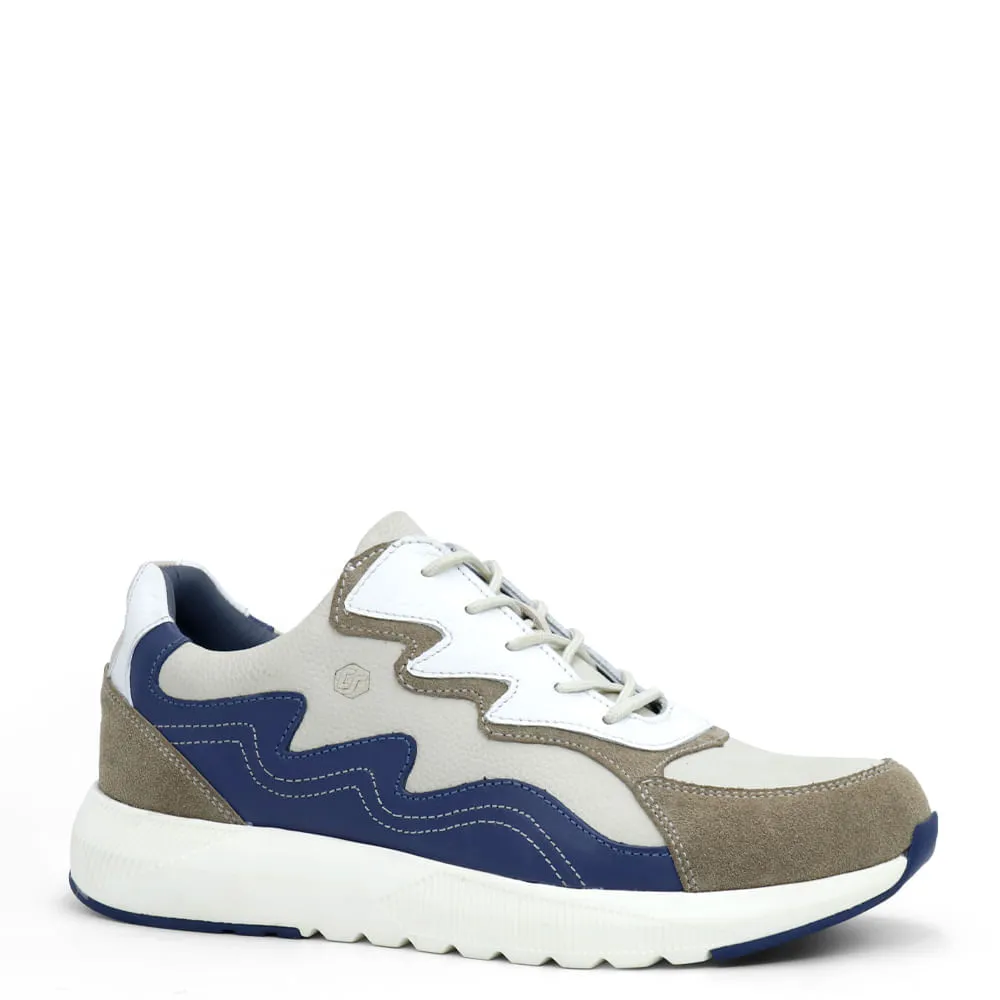 ZAPATILLAS URBANAS PARA HOMBRE DE CUERO CONTERS JA23ZC135 GRIS