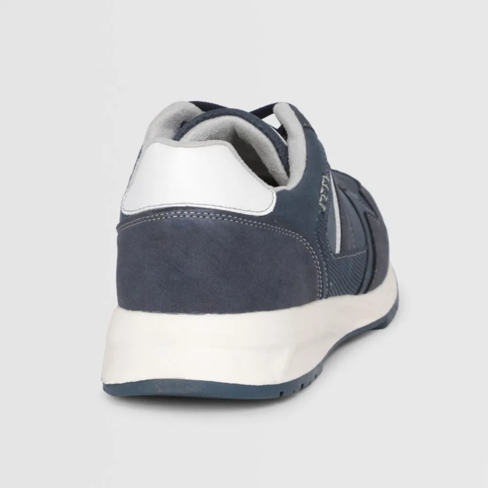 Zapatillas Urbanas Para Hombre Malabar Pu Cierre Azul