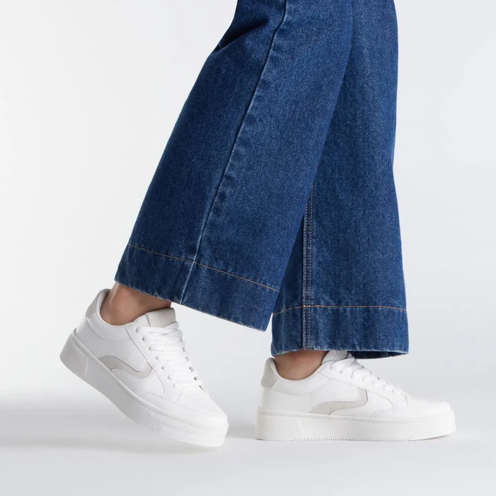 Zapatillas Urbanas Para Mujer Hypnotic Bas Plat2 Blanco