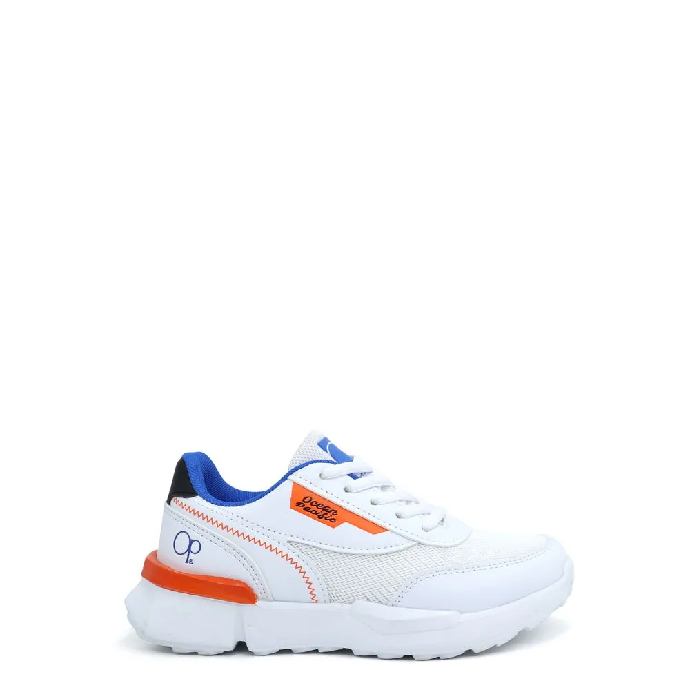 ZAPATILLAS URBANAS PARA NIñO OCEAN PACIFIC JOASN2C BLANCO