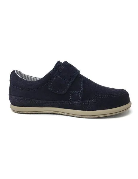 zapato afelpado marino velcro