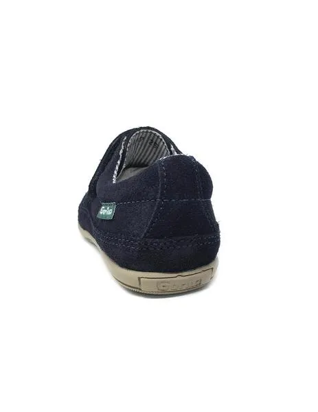 zapato afelpado marino velcro