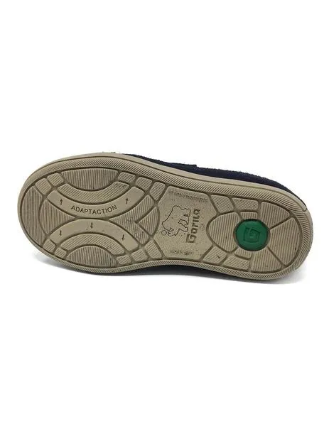zapato afelpado marino velcro