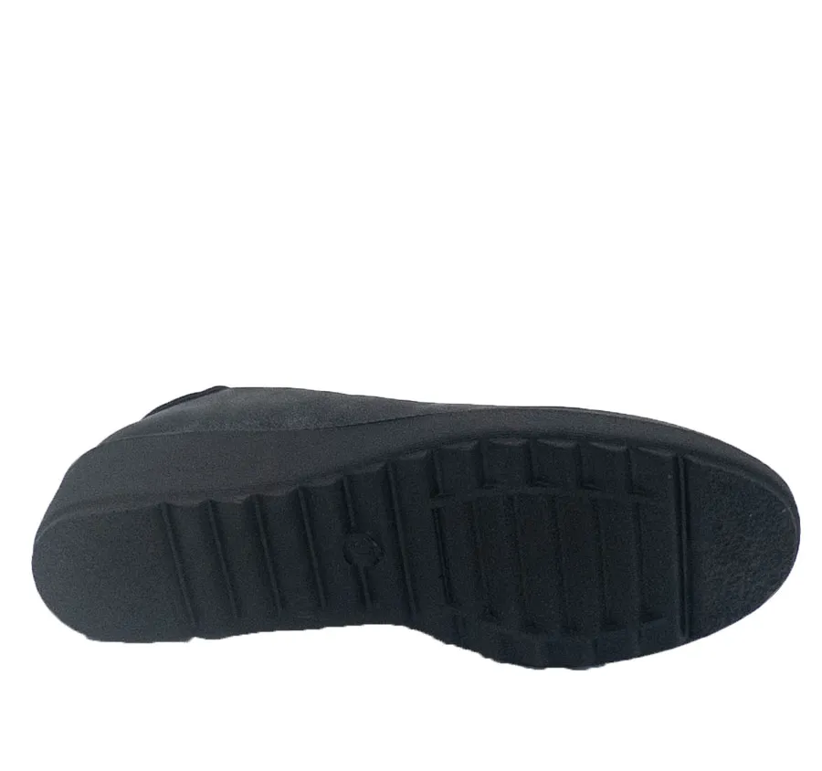 ZAPATO AMARPIES AMD27027 MOCASÍN ELASTICOS COMBINADO CRISTALES NEGRO LIGERO CÓMODO PARA MUJER PLANTILLA ACOLCHADA 28721
