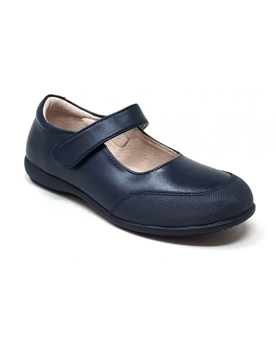 ZAPATO COLEGIAL VELCRO NIÑA BUBBLE BOBBLE A005