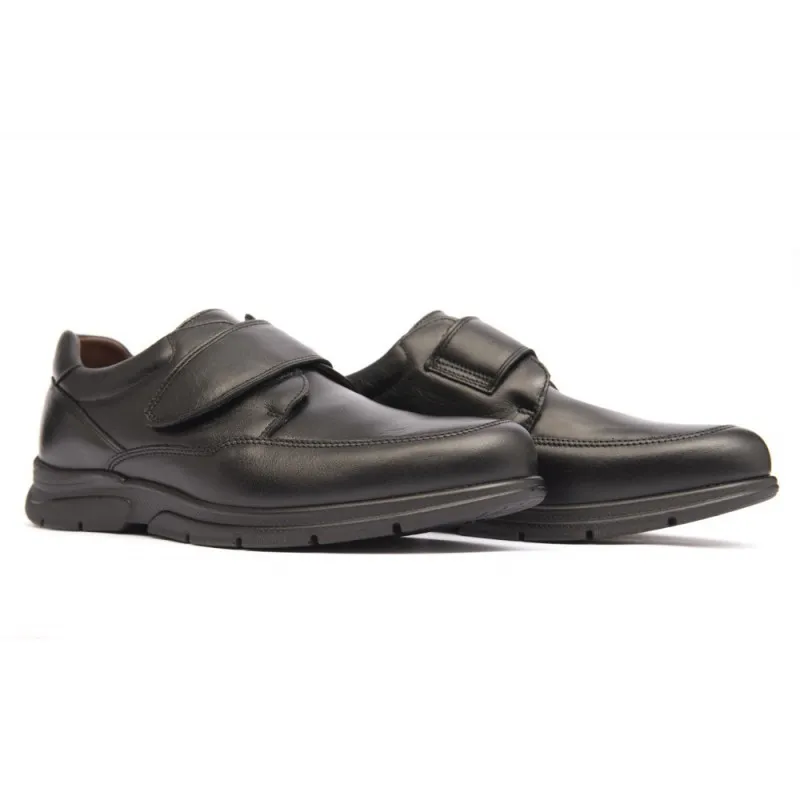 Zapato con Velcro Viena1252 Baerchi Ancho Especial Negro Continuidad