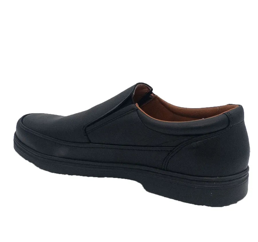 ZAPATO DOCTOR CUTILLAS 73220 PIEL NEGRO PLANTILLA EXTRAÍBLE ACOLCHADA MOCASÍN ELÁSTICOS PARA HOMBRE 28593
