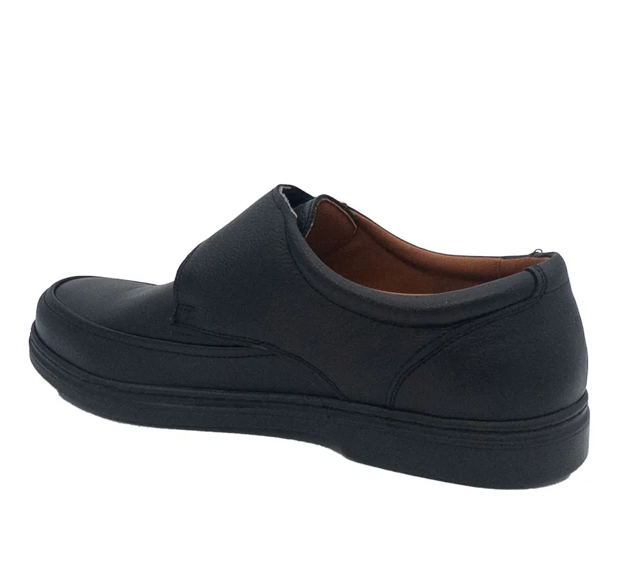 ZAPATO DOCTOR CUTILLAS 73221 PIEL NEGRO PLANTILLA EXTRAÍBLE ACOLCHADA MOCASÍN AUTOCIERRE PARA HOMBRE 28592