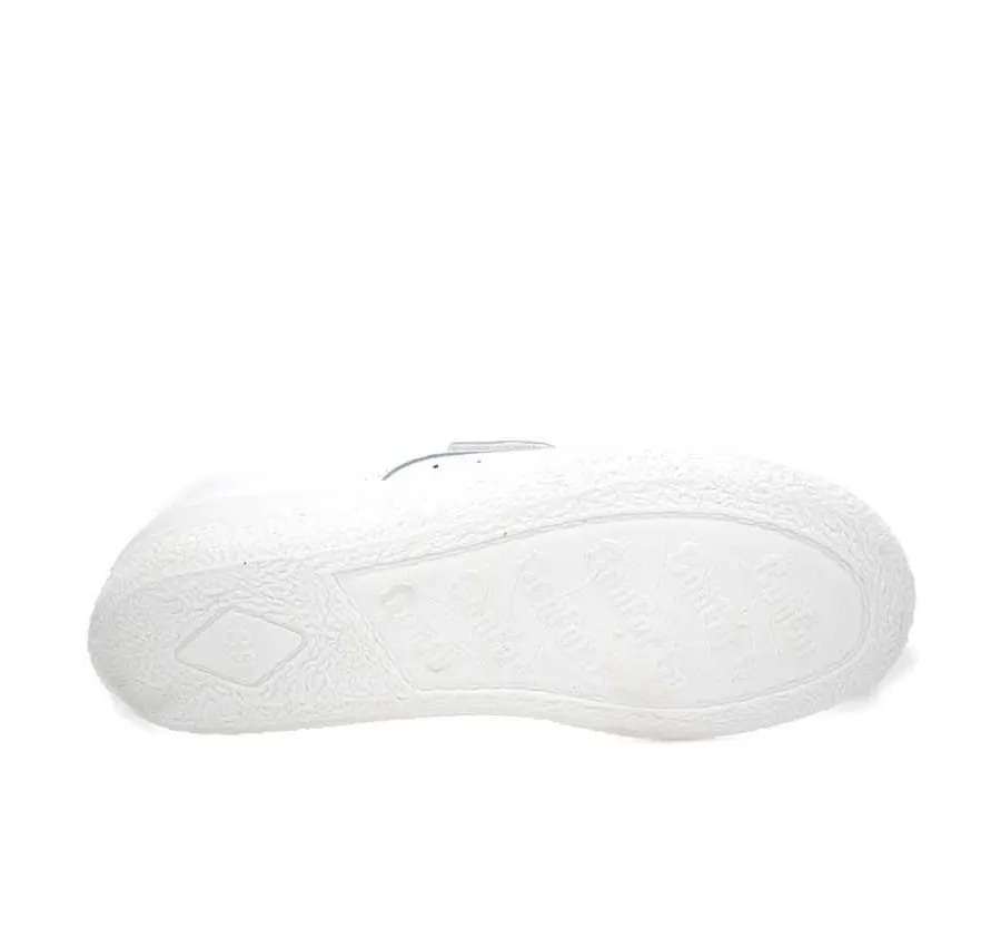 ZAPATO ENFERMERA PARA TRABAJO PIEL ANATÓMICO VELCRO BLANCO 11652
