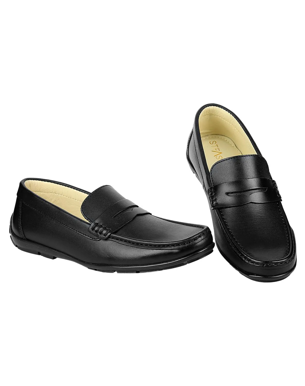 Zapato Hombre Mocasín Vestir Negro Piel Alexander 10403702