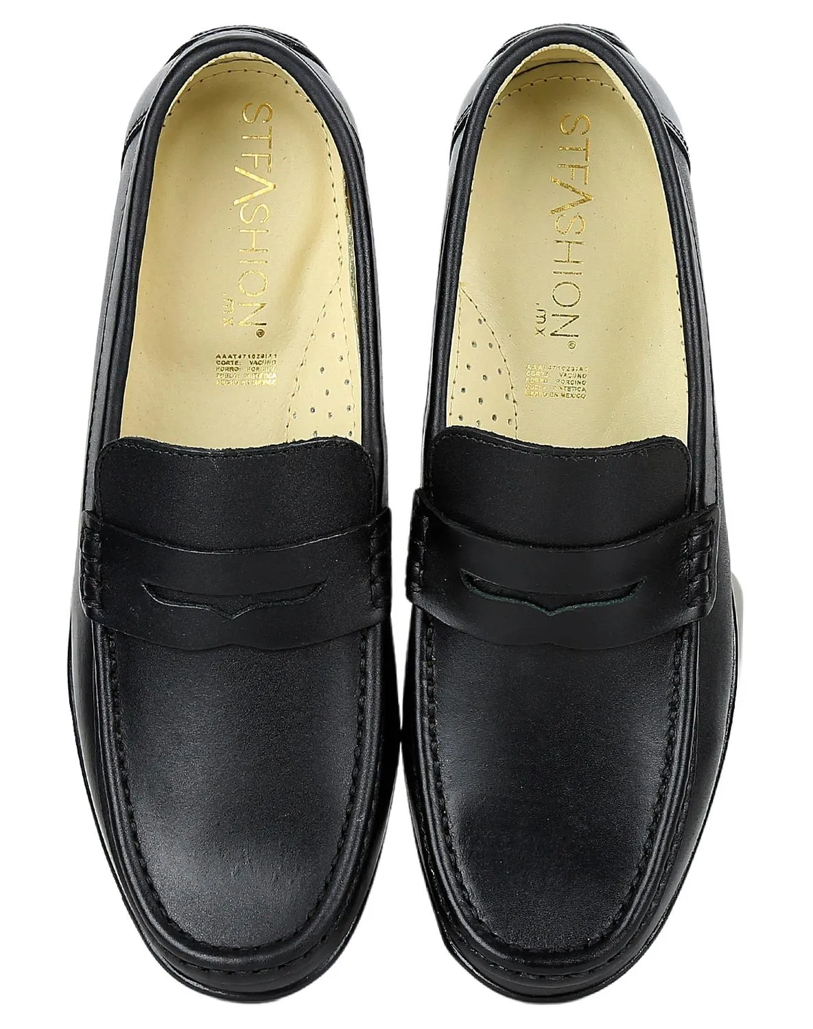 Zapato Hombre Mocasín Vestir Negro Piel Alexander 10403702