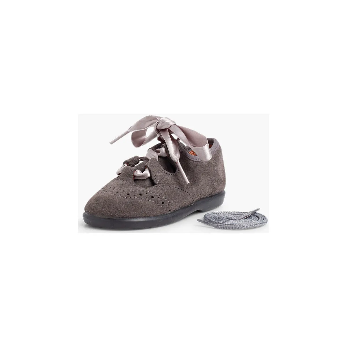 Zapato Inglés Niños en Serraje