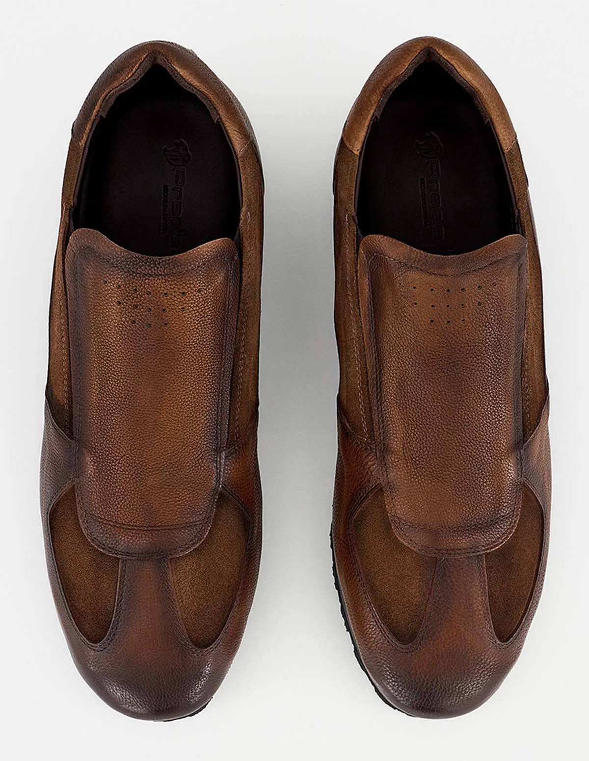 Zapato Mocasín en Contraste de Materiales Extra Cómodo