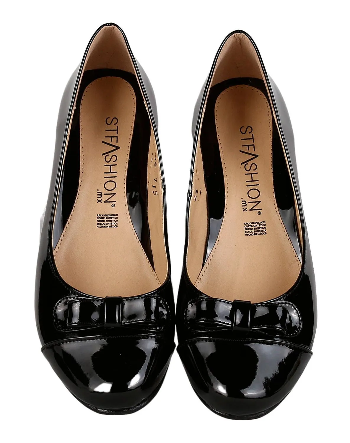 Zapato Mujer Mocasín Vestir Cua Negro Stfashion 20203901