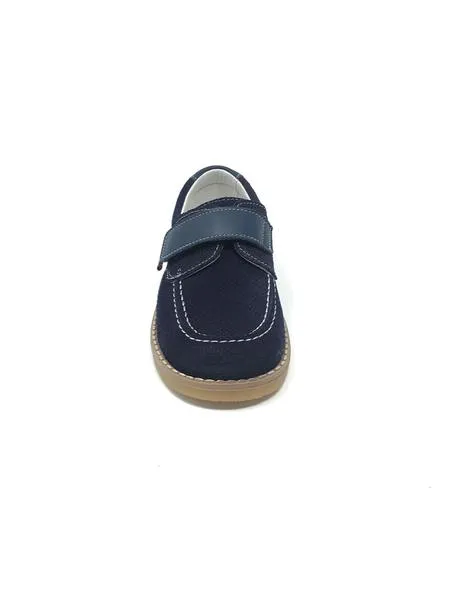 zapato serraje marino velcro