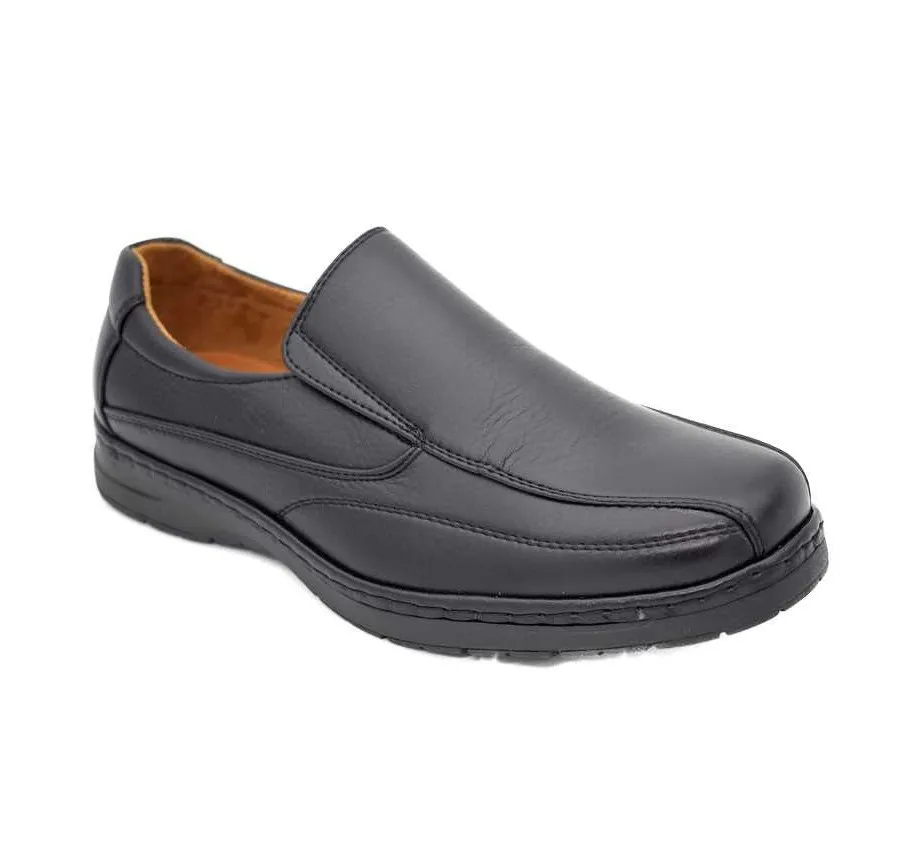 ZAPATO URBAN LIKE DE HOMBRE BARATO MOCASÍN ELÁSTICOS NEGRO 22021