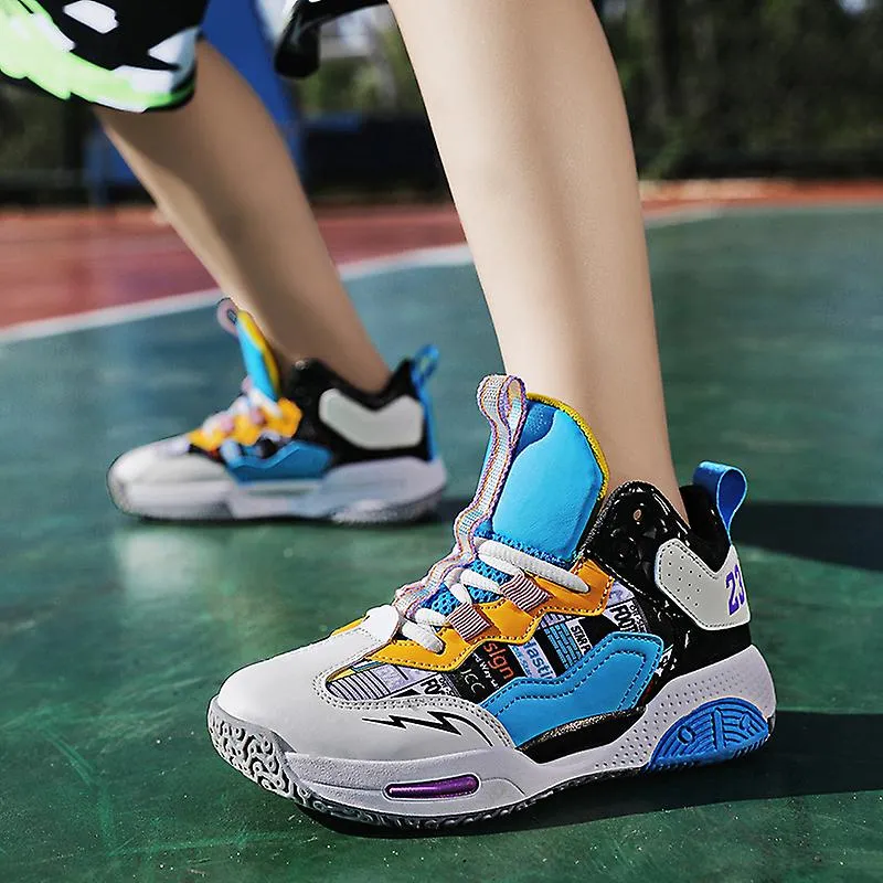 Zapatos de baloncesto para niños Moda Niños Niñas Zapatillas deportivas transpirables 2209