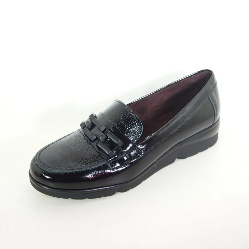 Zapatos Pitillos 10002 Mocasín Negro