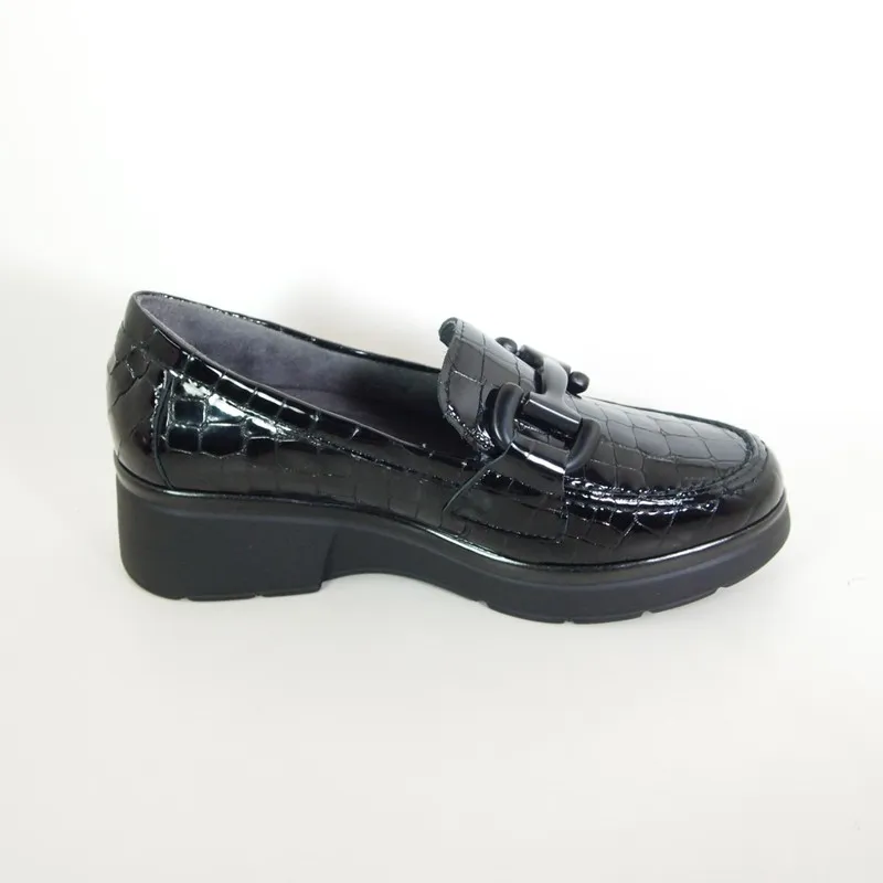 Zapatos Pitillos 10053 Mocasín Negro