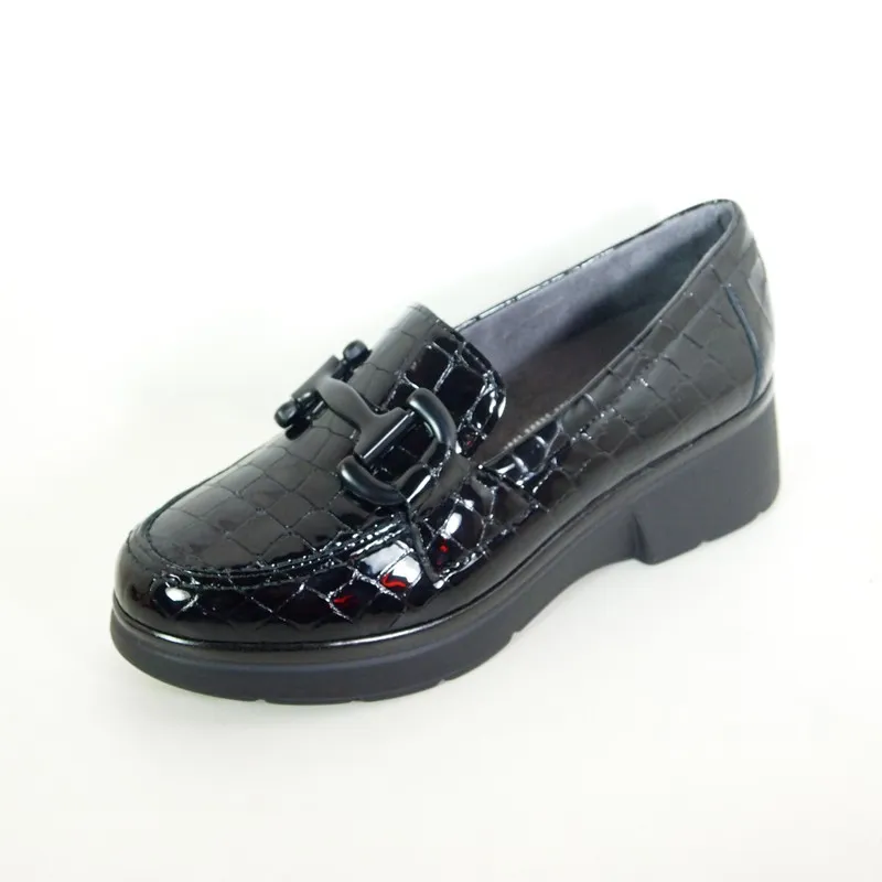 Zapatos Pitillos 10053 Mocasín Negro