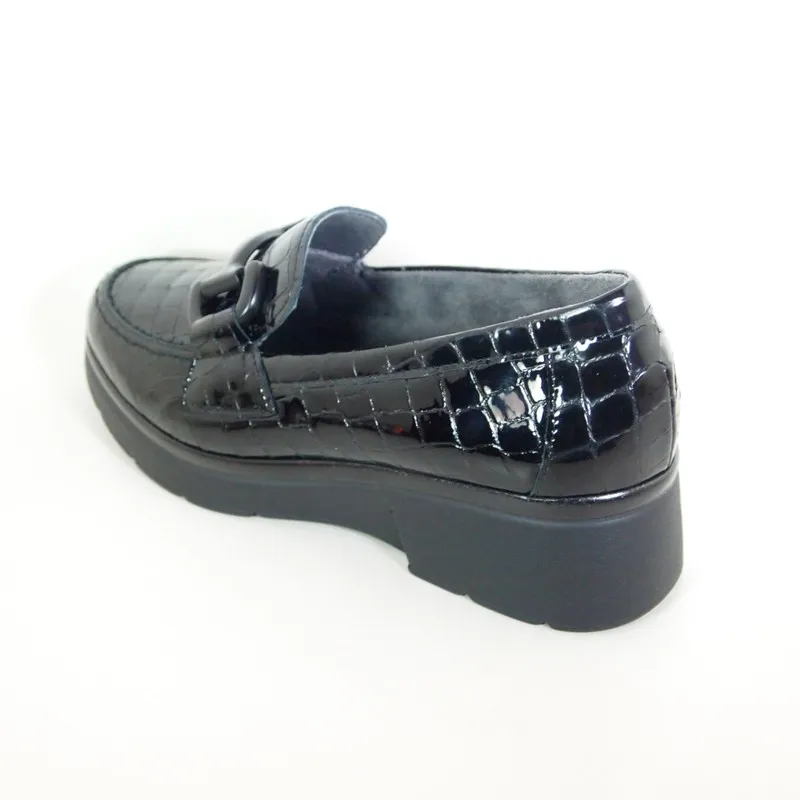 Zapatos Pitillos 10053 Mocasín Negro