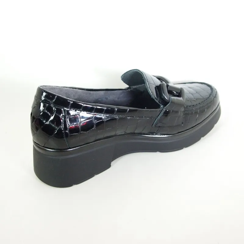 Zapatos Pitillos 10053 Mocasín Negro