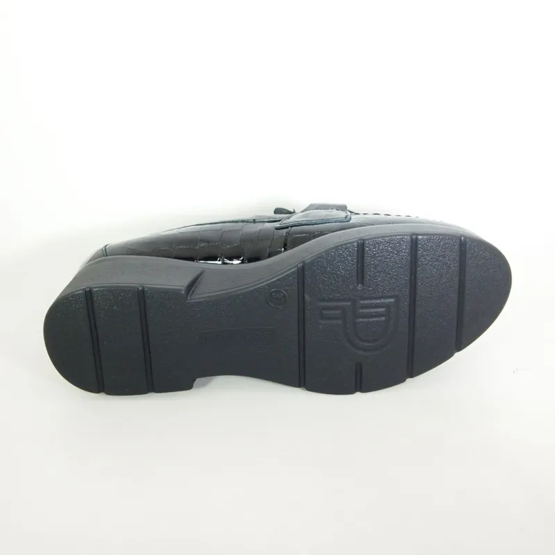 Zapatos Pitillos 10053 Mocasín Negro