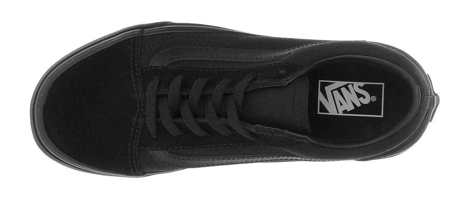 ZAPATOS VANS OLD SKOOL  BLACK/BLACK  UNISEX JUNIOR
